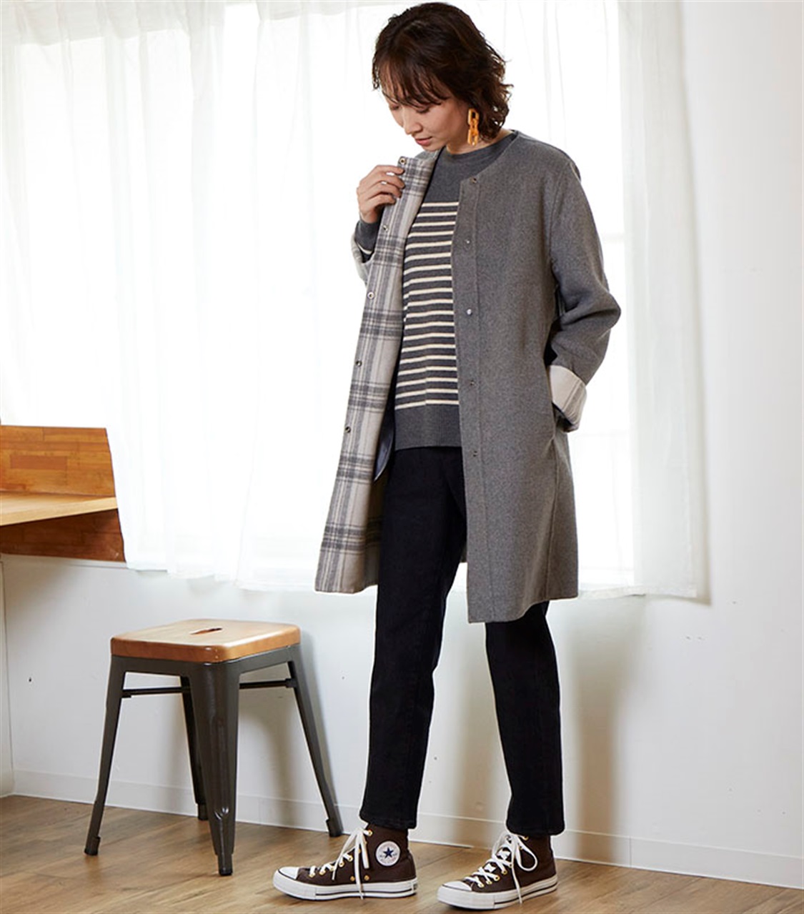 DECOY ハンドメイドウールリバーコート_sub_15