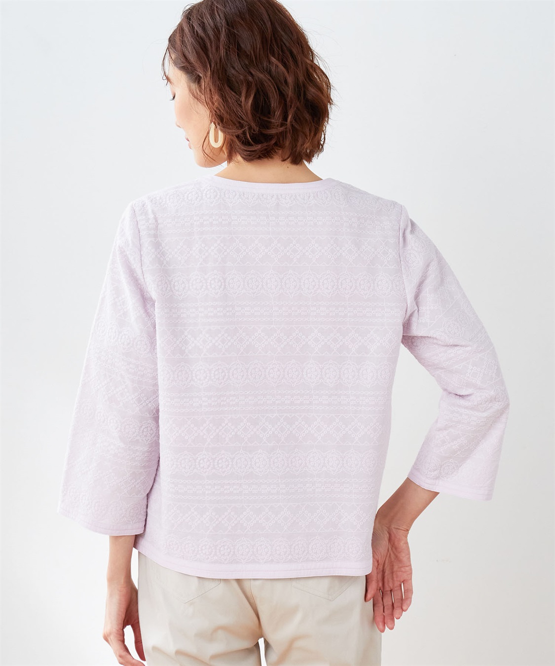 DECOY 【オーガニックコットン】刺しゅうジャケット_sub_2