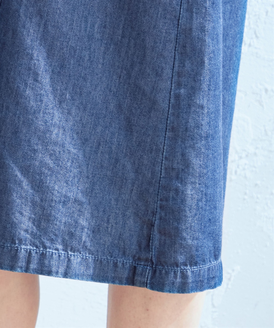 接触冷感】テンセルデニムワンピース DECOY｜クロスプラス公式通販サイト