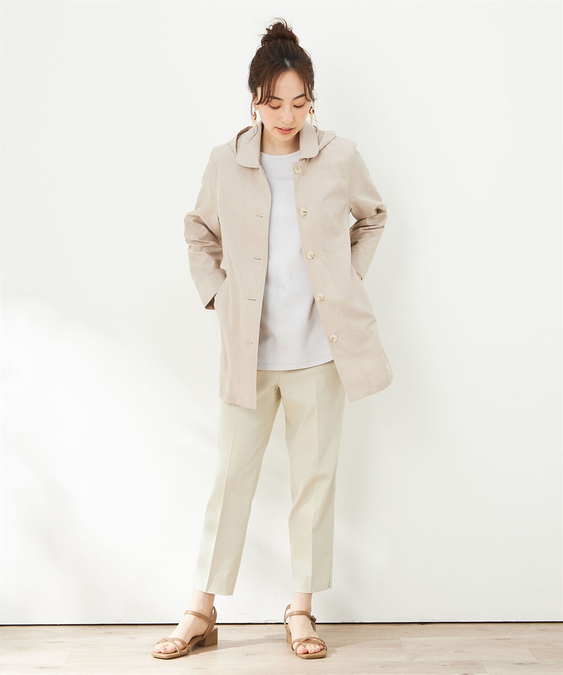 DECOY ギンガムチェックライトジャケット_sub_1