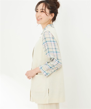 DECOY リネンブレンドジレ_subthumb_1