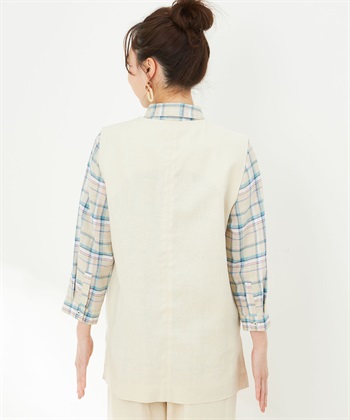 DECOY リネンブレンドジレ_subthumb_2