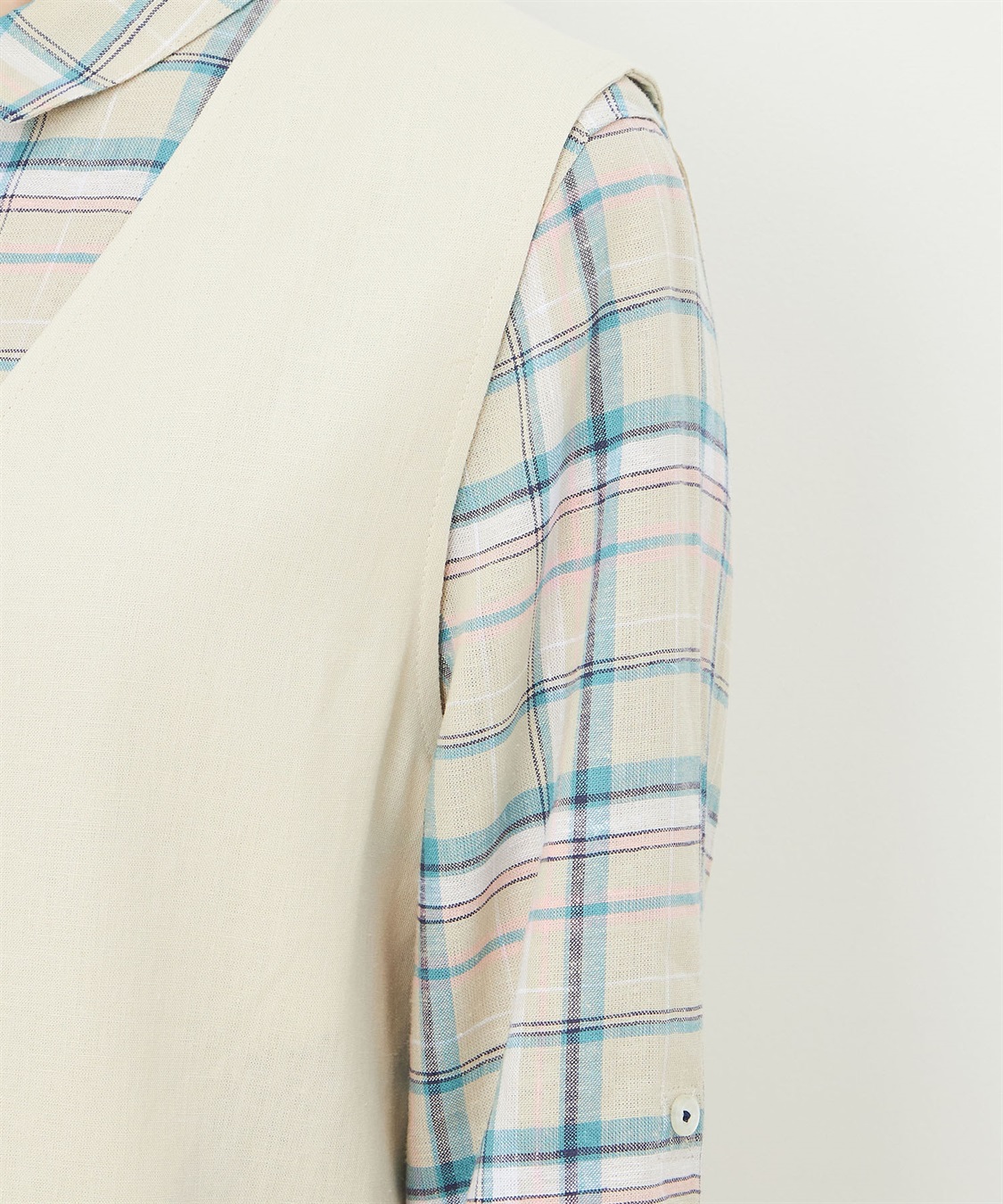 DECOY リネンブレンドジレ_sub_4