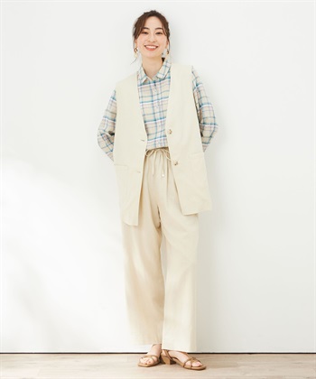 DECOY リネンブレンドジレ_subthumb_8