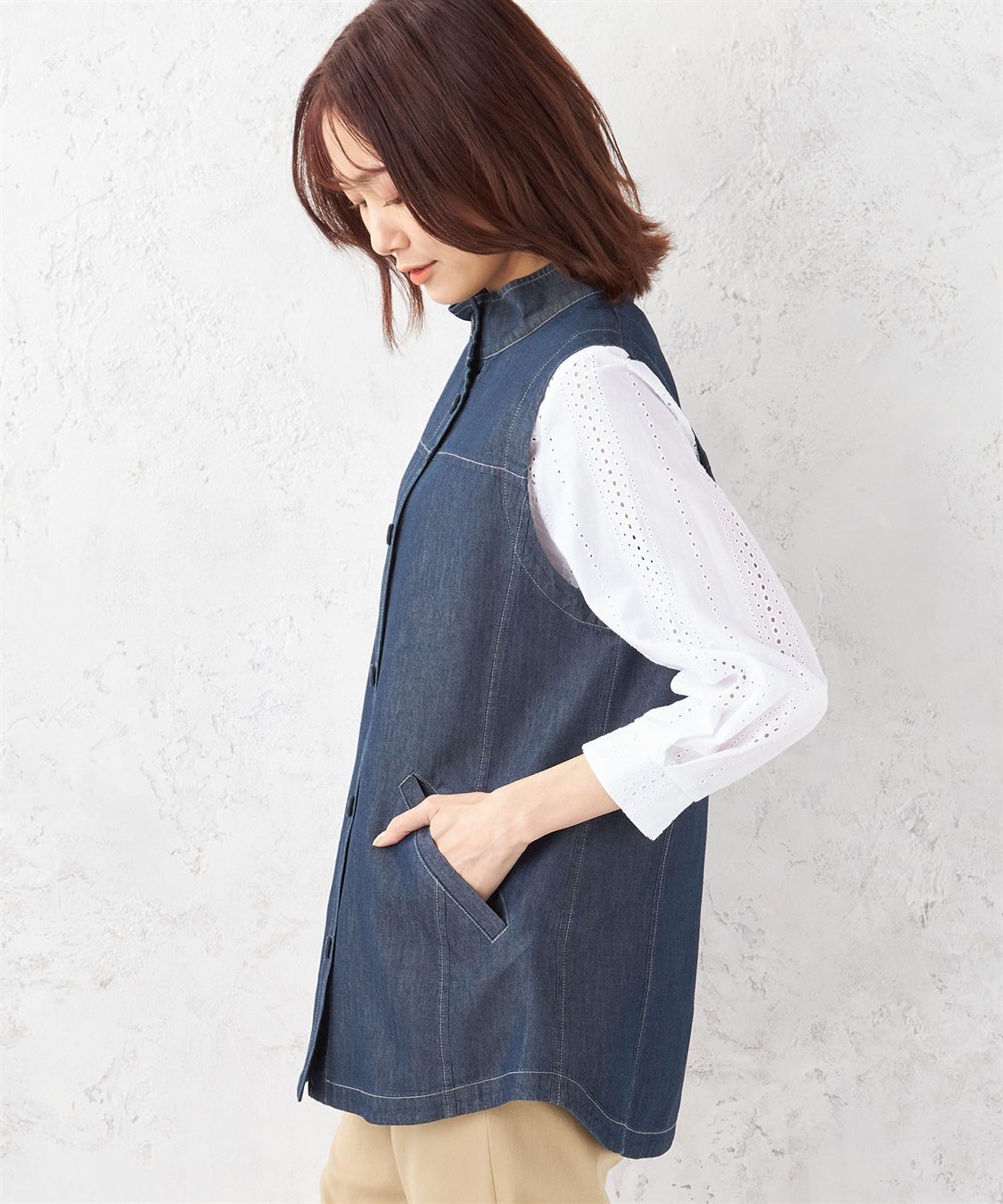 DECOY デニムジレ_sub_1