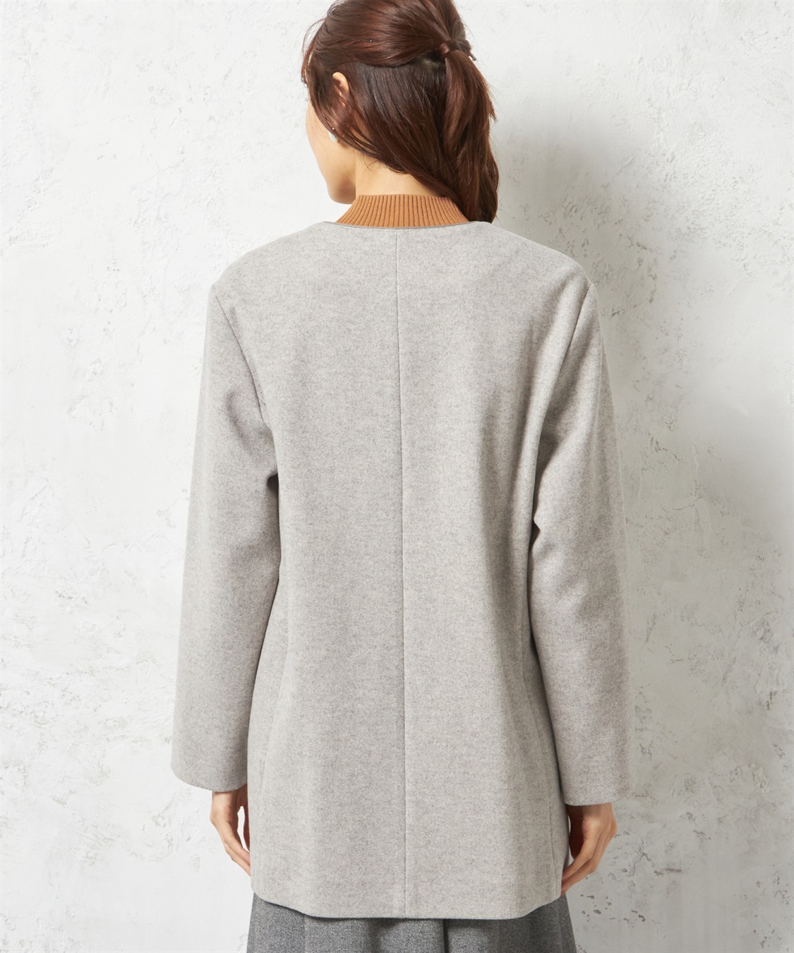 DECOY ウーレットノーカラーコート_sub_3