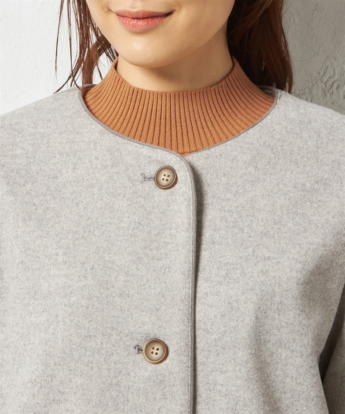 DECOY ウーレットノーカラーコート_sub_5