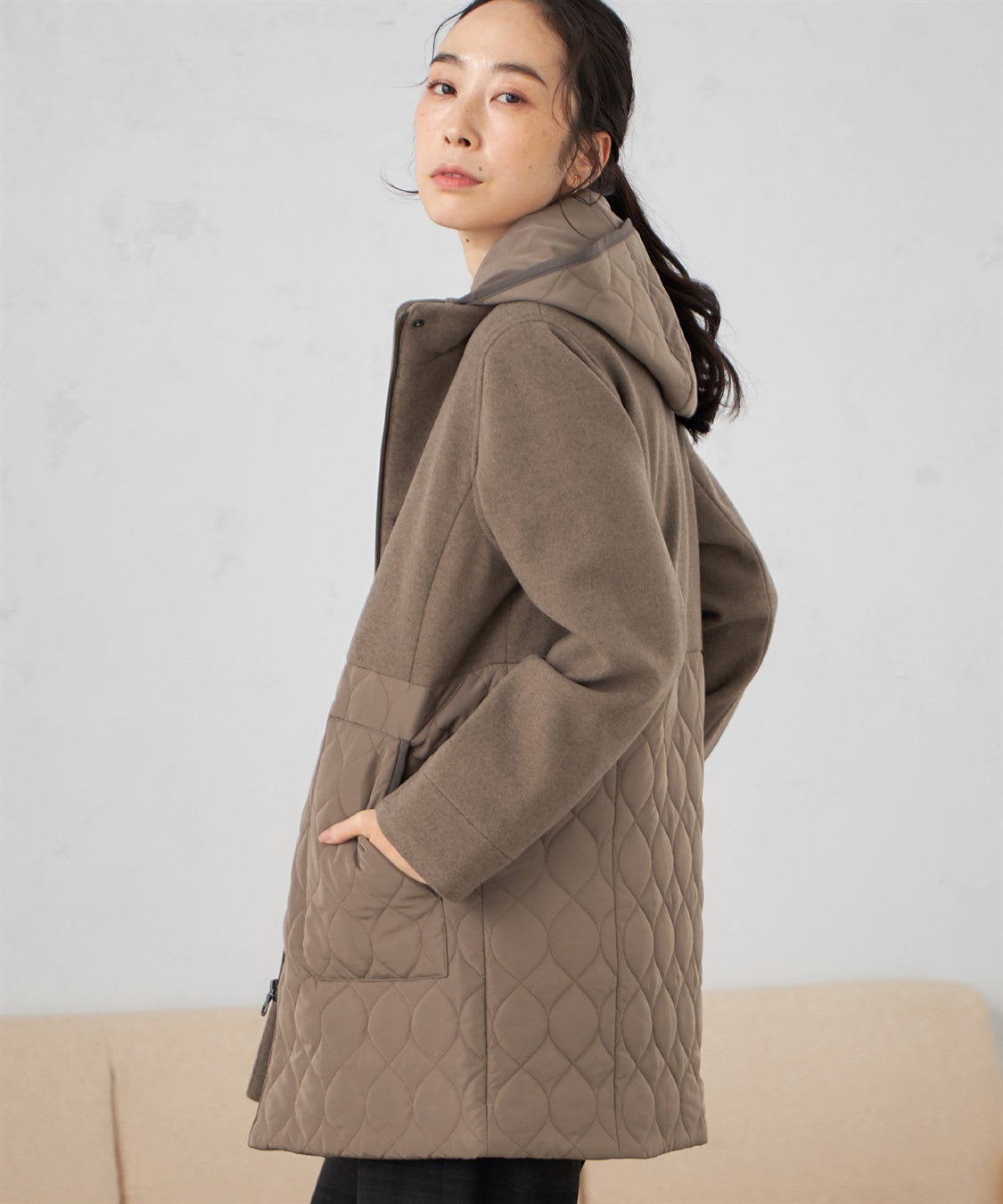 DECOY ハイブリットロングコート_sub_17