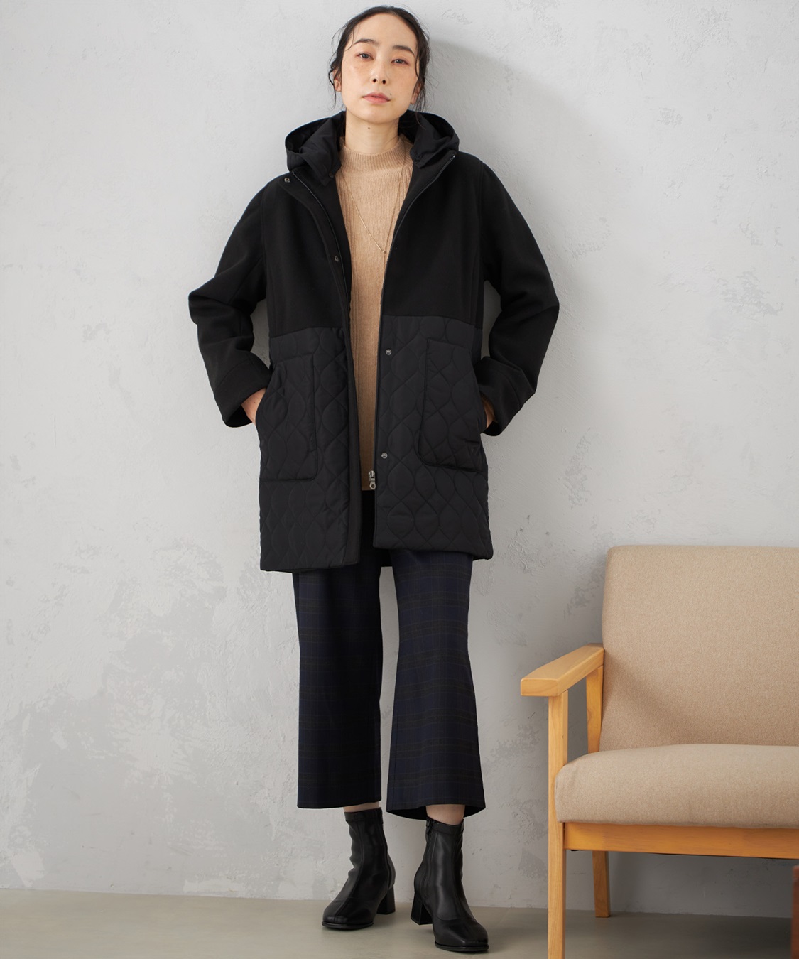 DECOY ハイブリットロングコート_sub_21