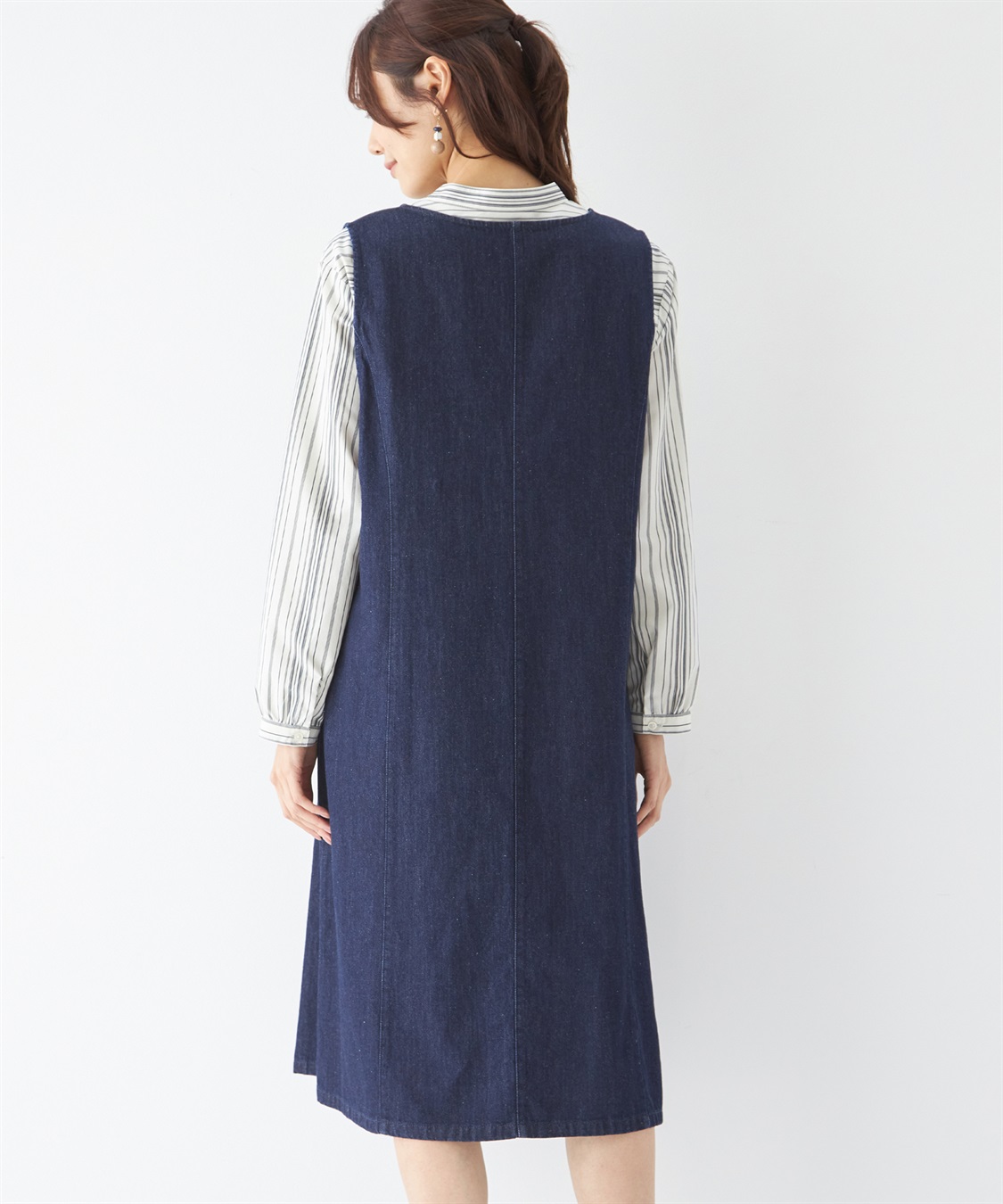 デニムジャンパースカート DECOY｜クロスプラス公式通販サイト