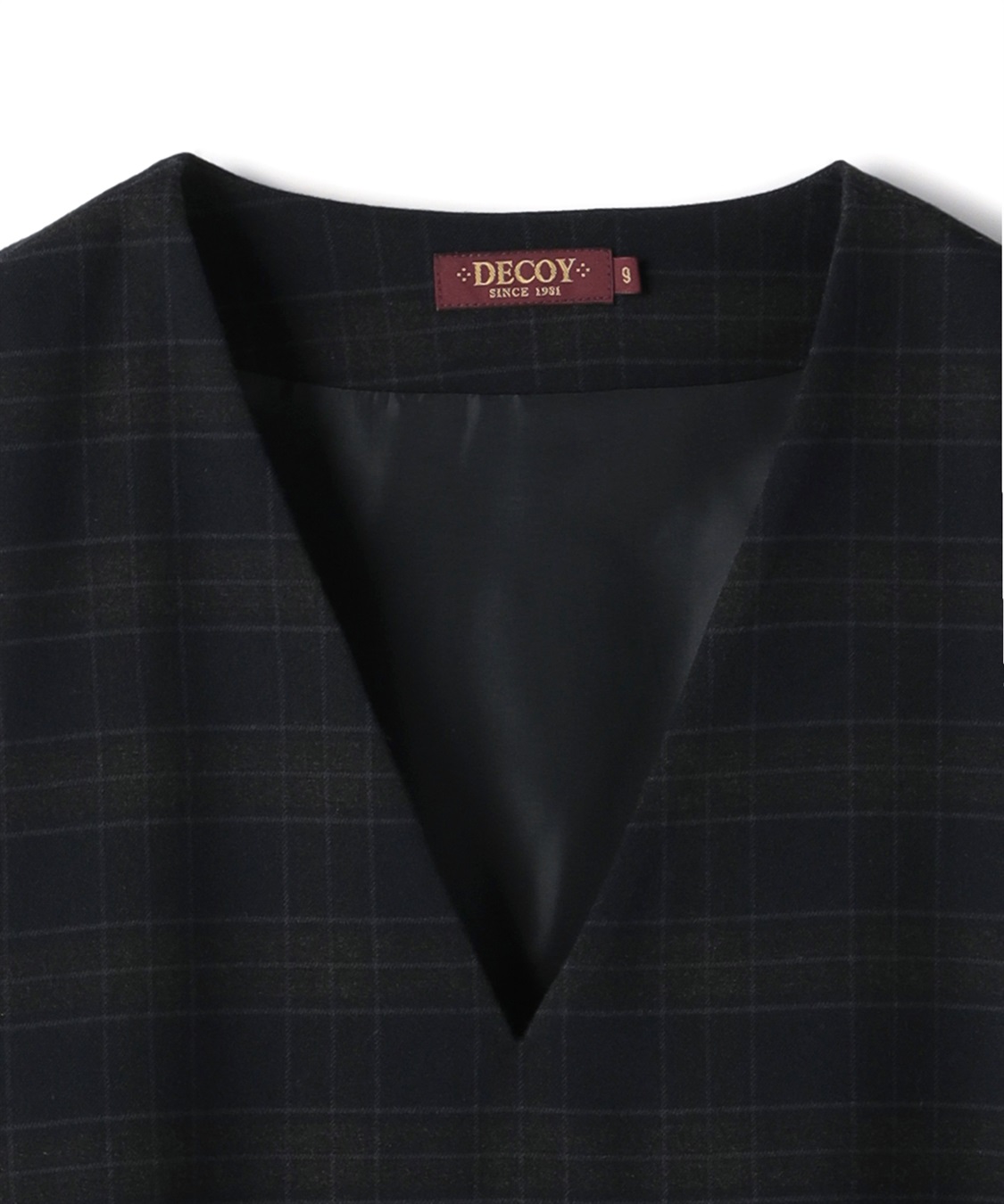 DECOY Vネックジャンパースカート_sub_4