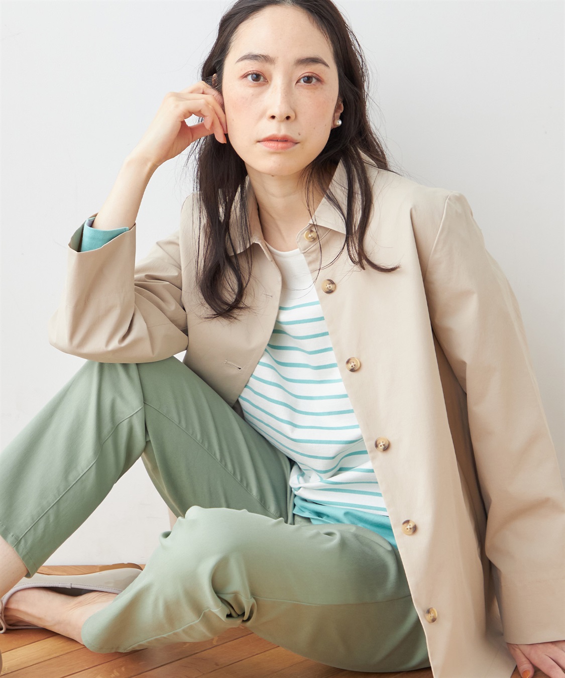 ステンカラーコート DECOY｜クロスプラス公式通販サイト