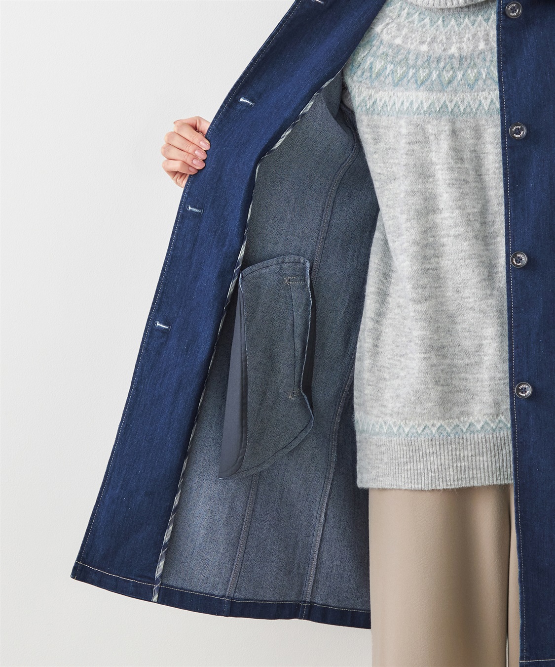 DECOY デニムコート_sub_10