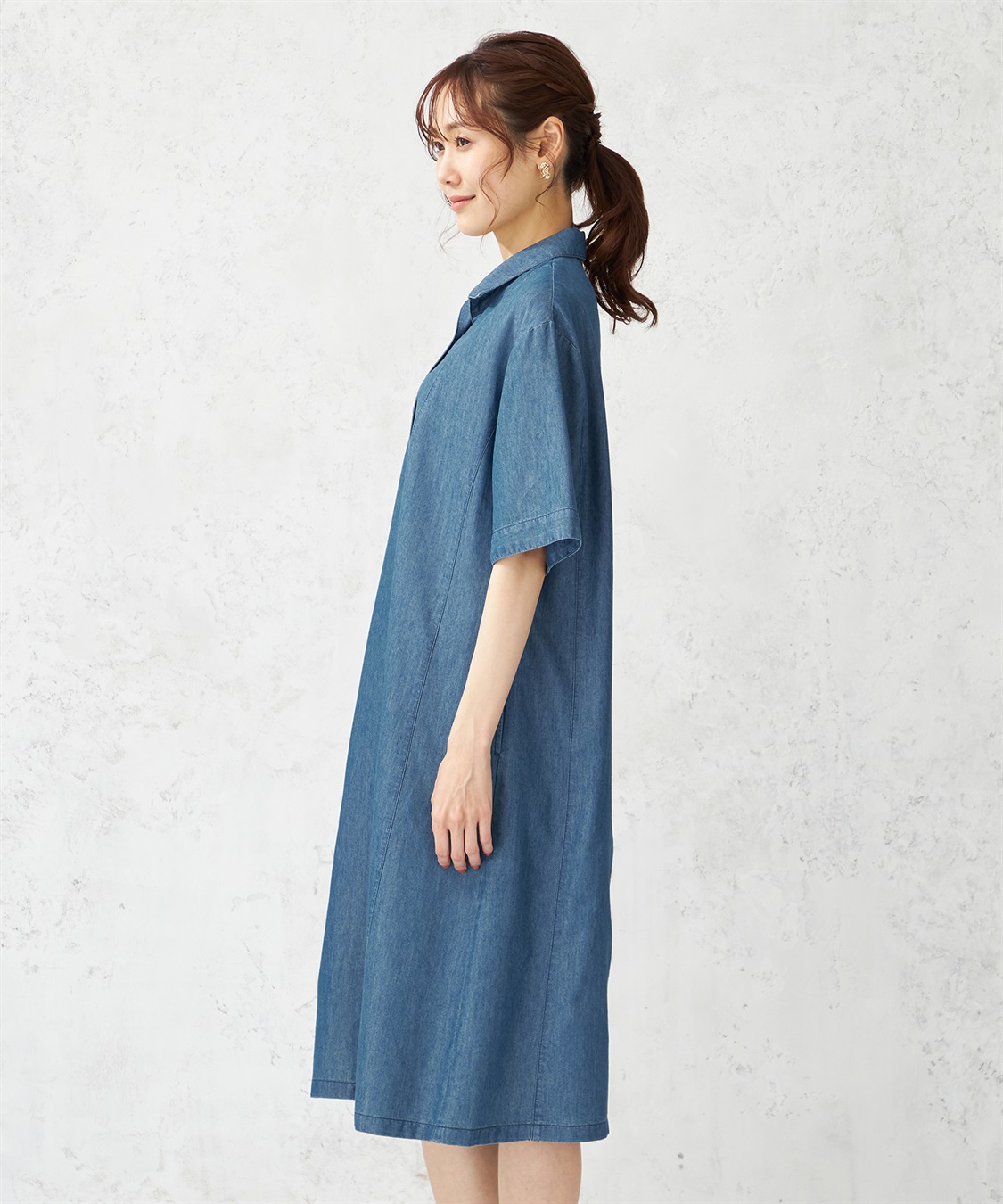 DECOY 【冷感】デニムワンピース_sub_1