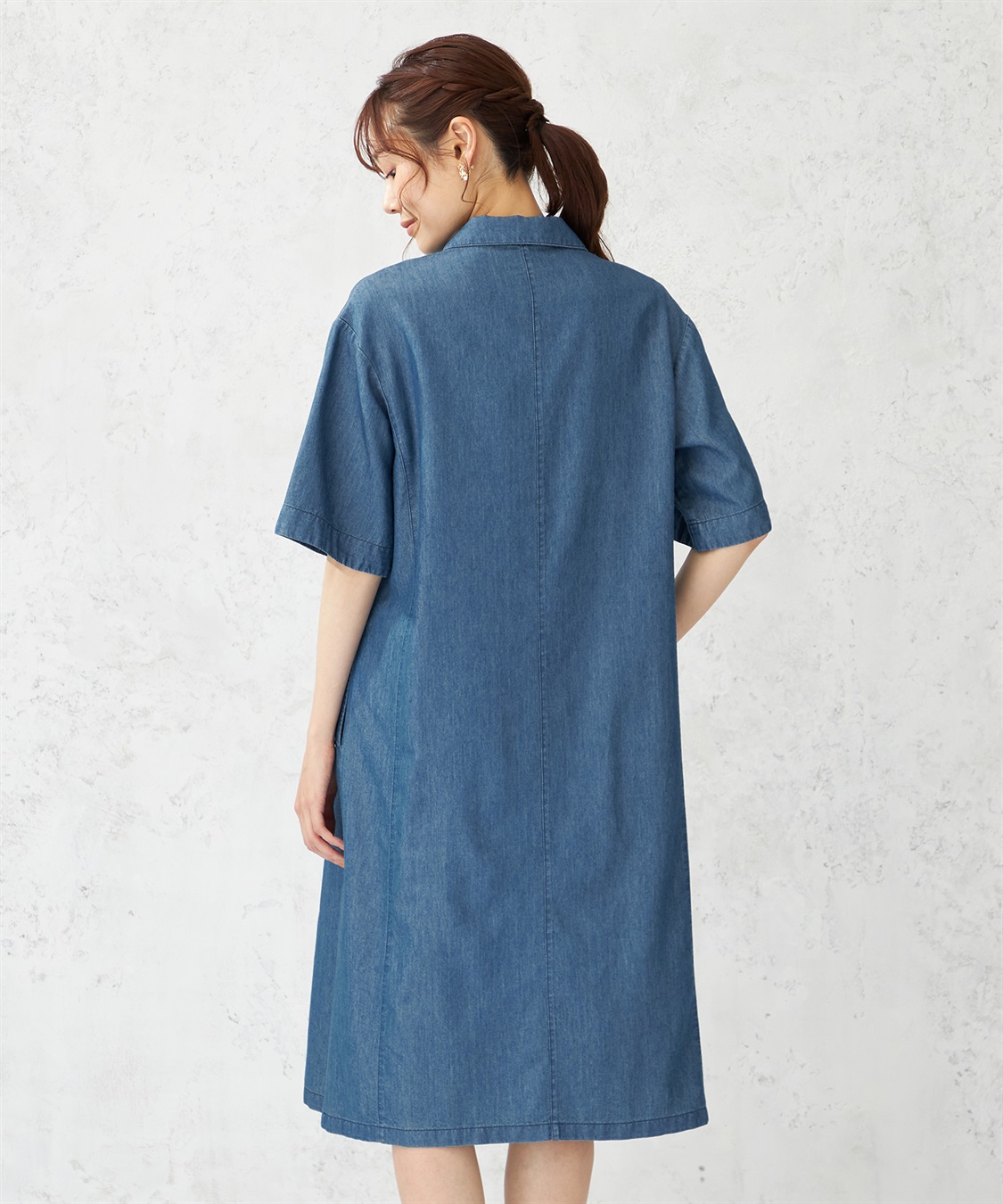 DECOY 【冷感】デニムワンピース_sub_2