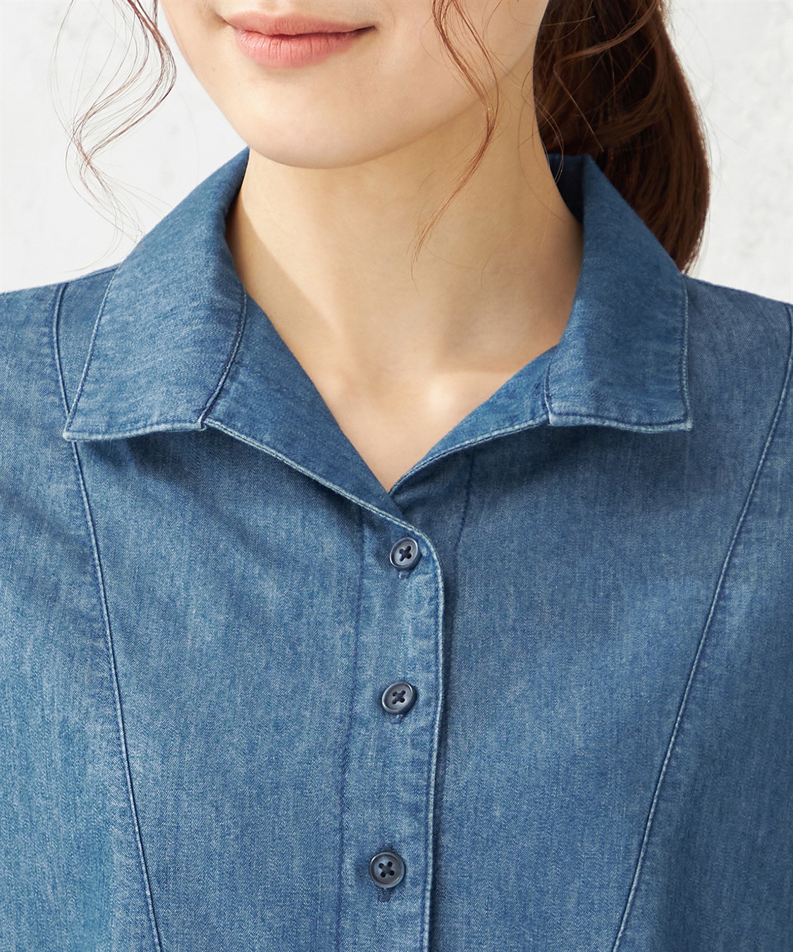 DECOY 【冷感】デニムワンピース_sub_3