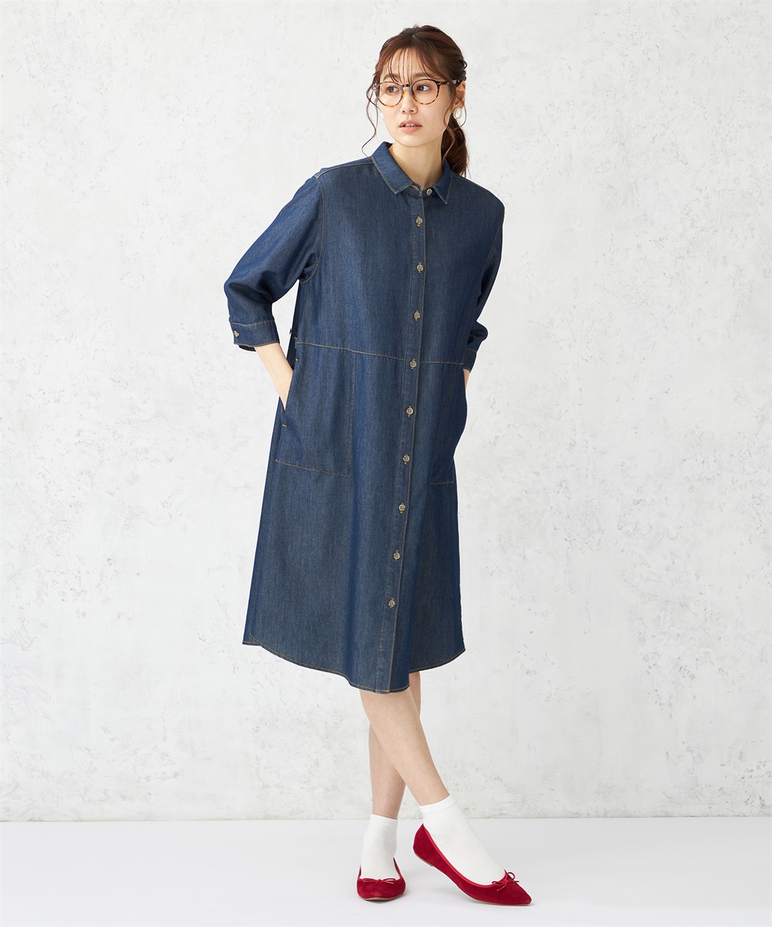DECOY デニムワンピース_sub_9