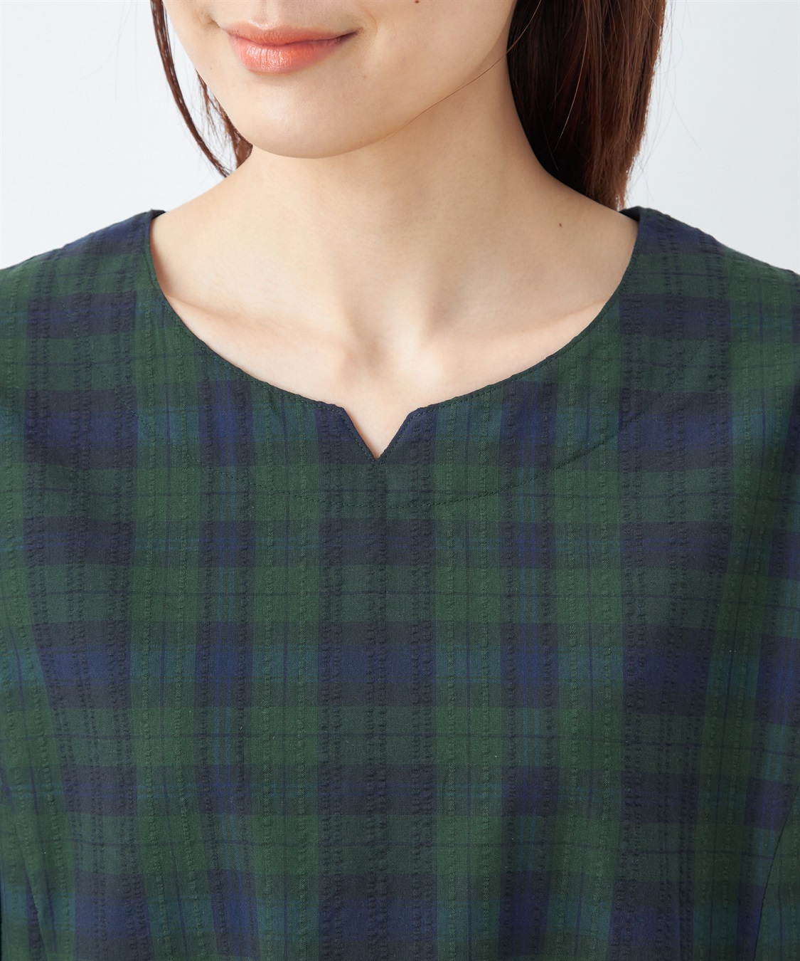 DECOY サッカーチェックワンピース_sub_3