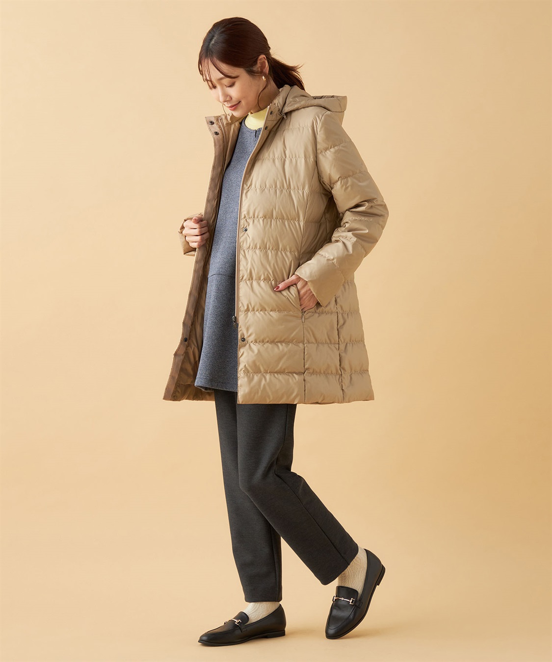 DECOY 【はっ水】ロングダウンコート_sub_18