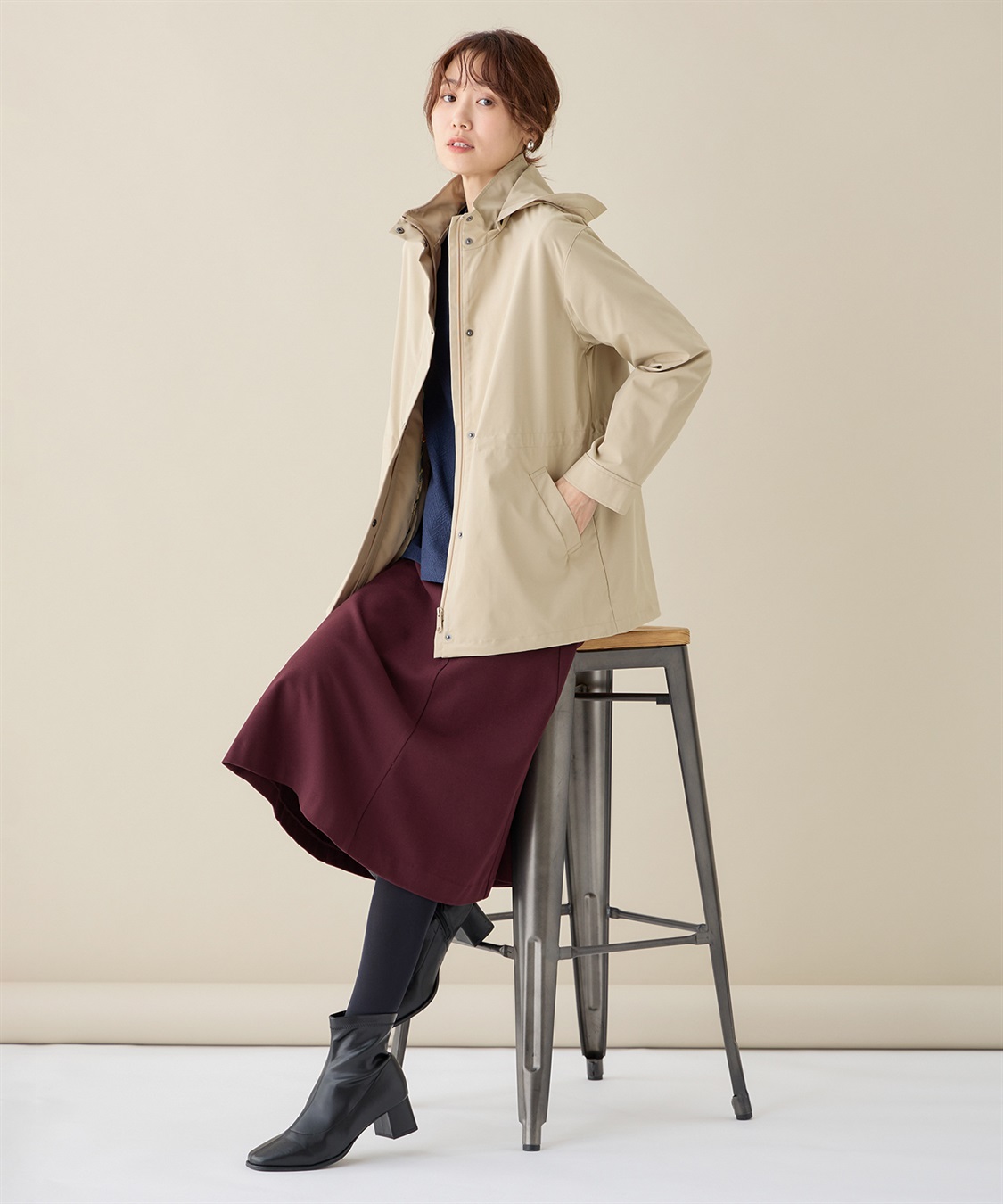 MADISONBLUE デッキフーディ ワックスクロス ジャケット　パーカー MADISONBLUE デッキフーディ ワックスクロス ジャケットパーカー