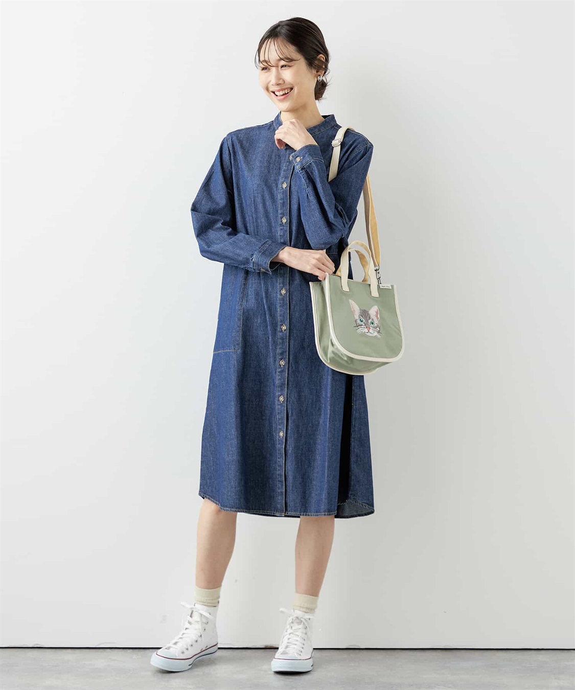 デニムワンピース DECOY｜クロスプラス公式通販サイト