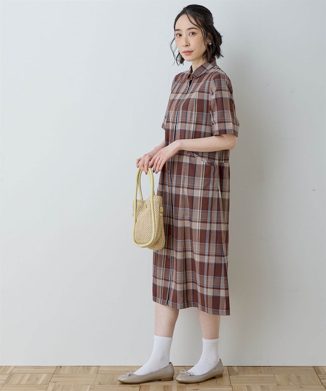 DECOY チェックワンピース_sub_1