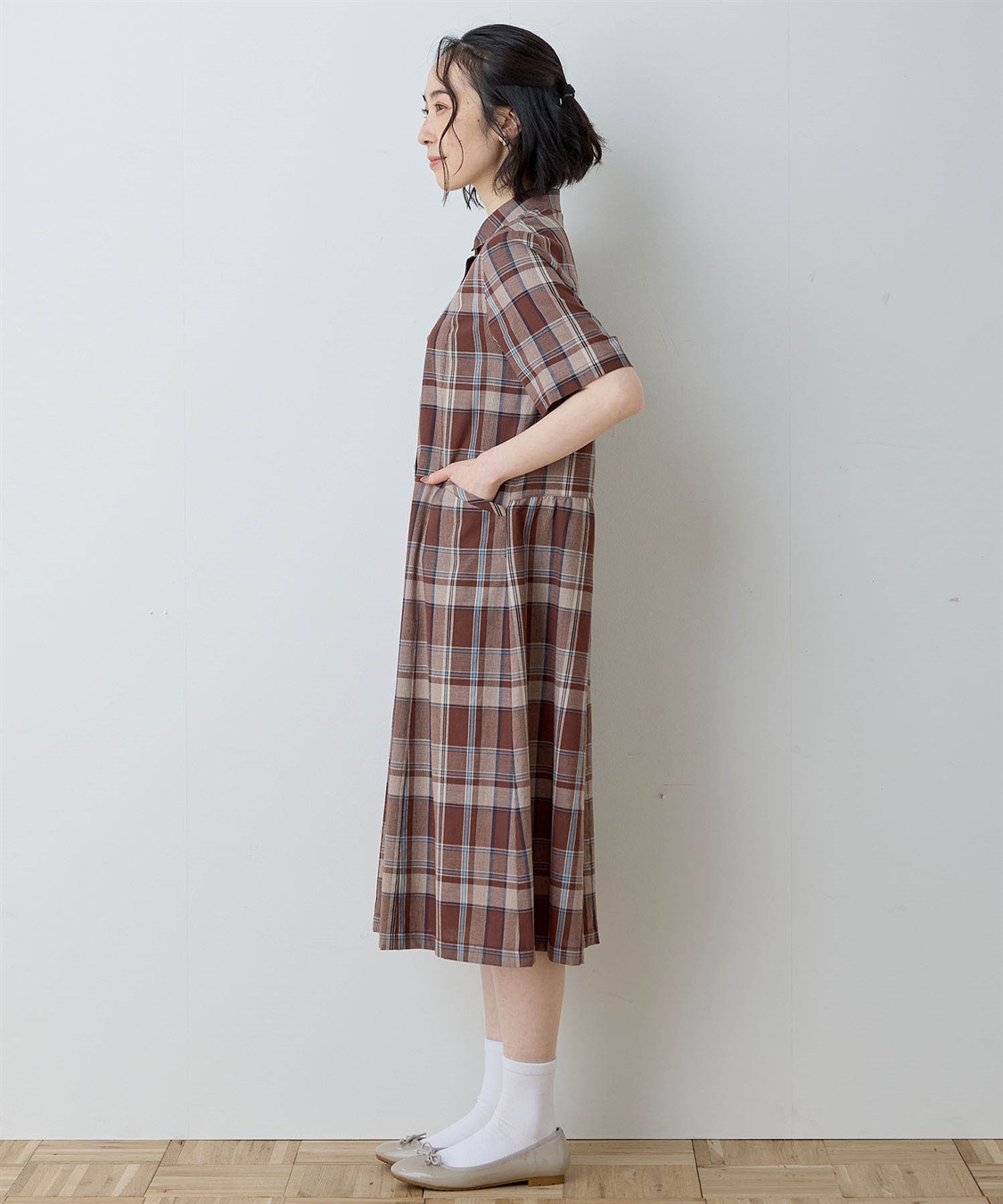 DECOY チェックワンピース_sub_2