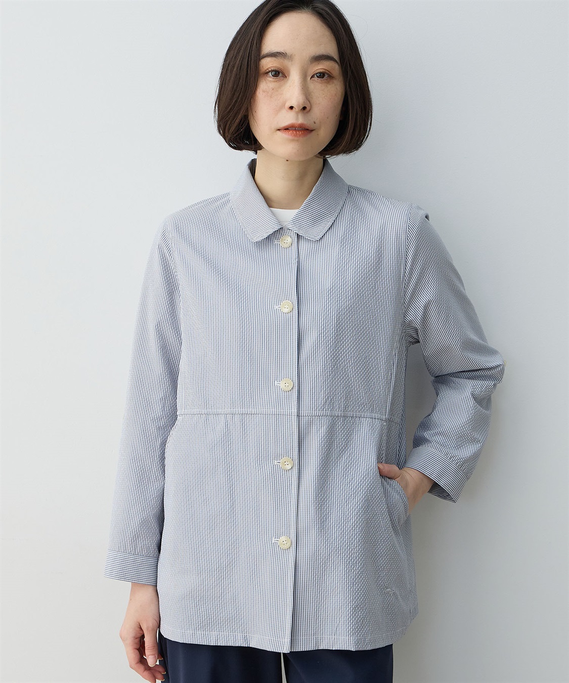 DECOY ジャガードストライプジャケット_sub_2