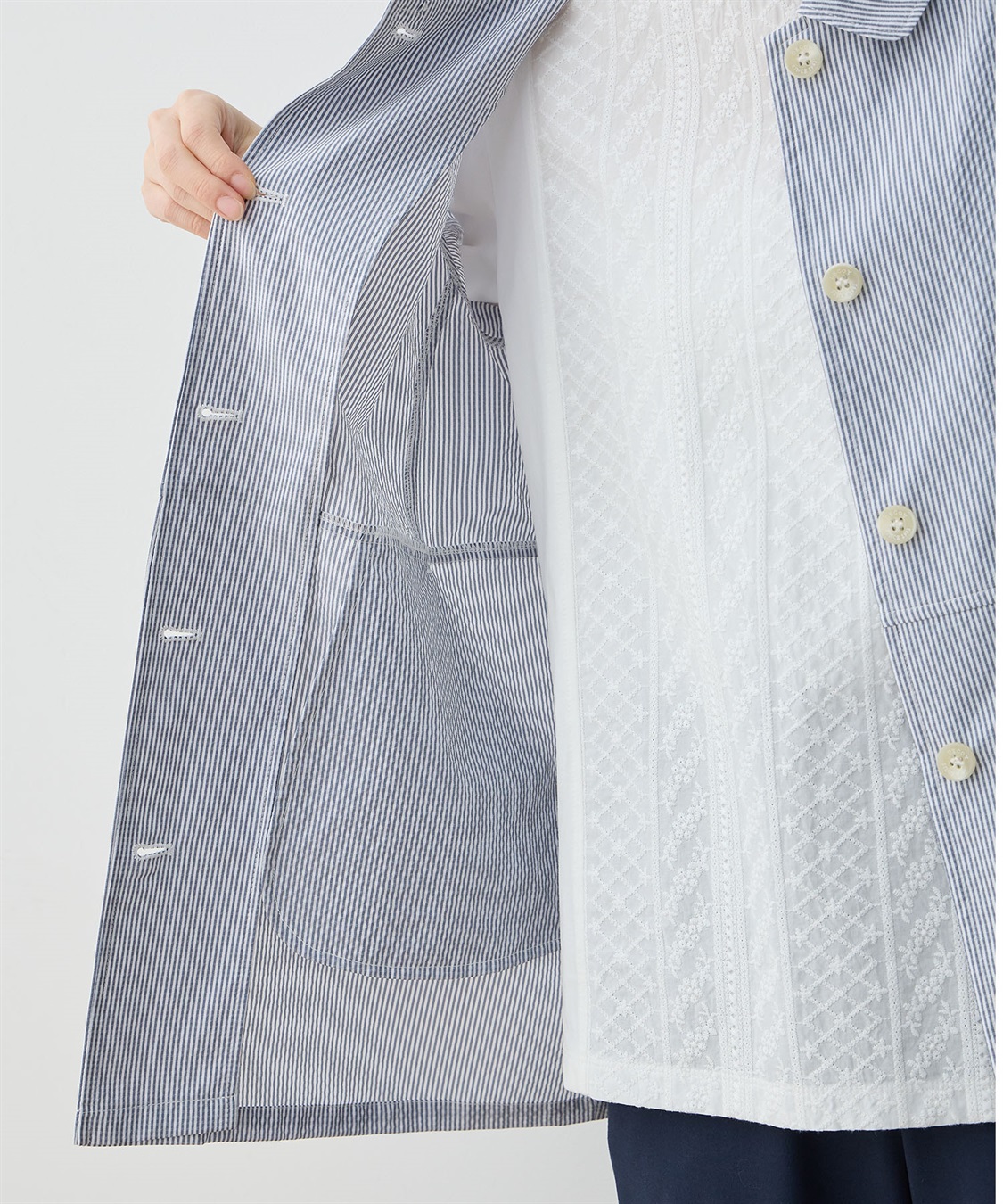 DECOY ジャガードストライプジャケット_sub_11