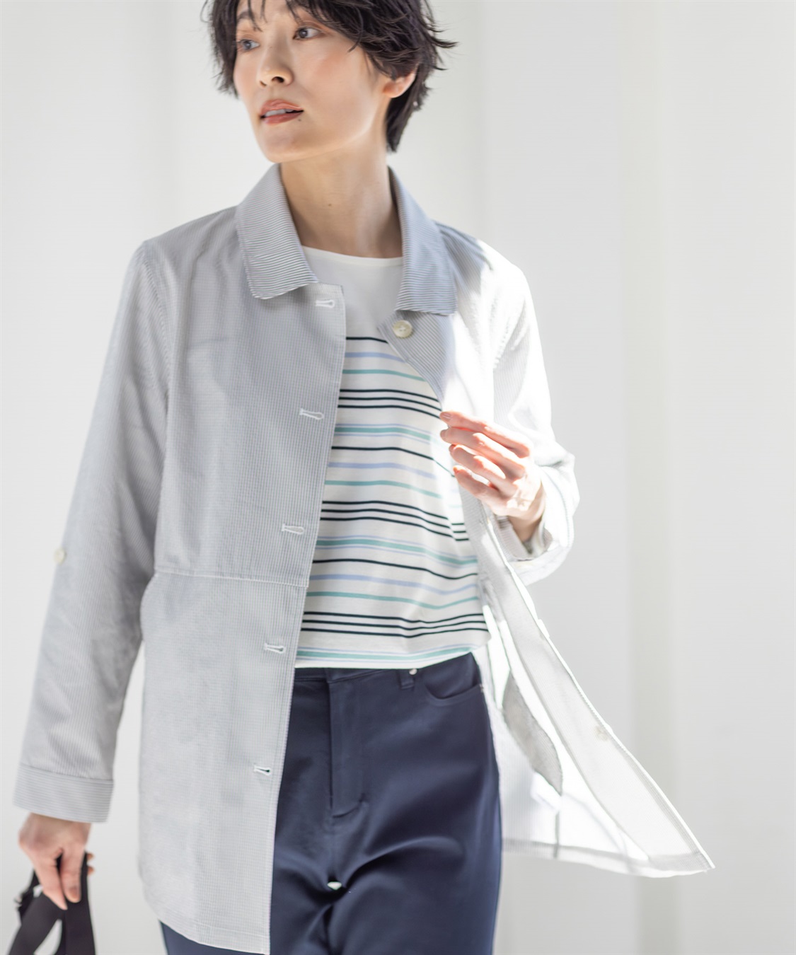 DECOY ジャガードストライプジャケット_sub_12