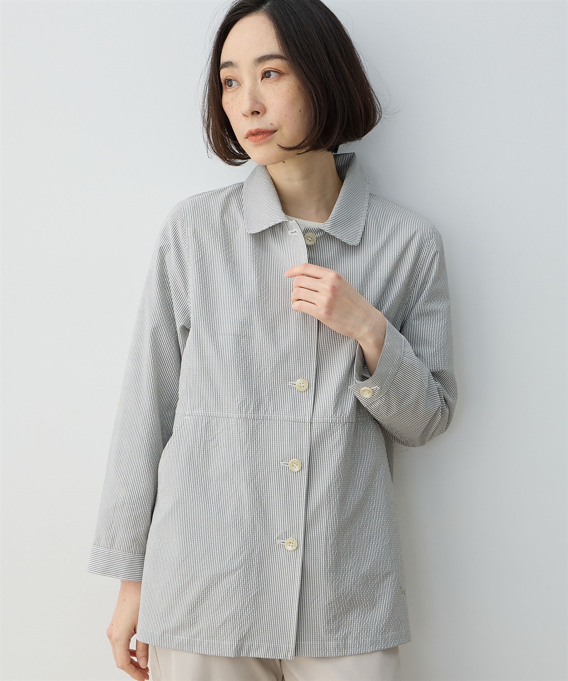 DECOY ジャガードストライプジャケット_sub_13