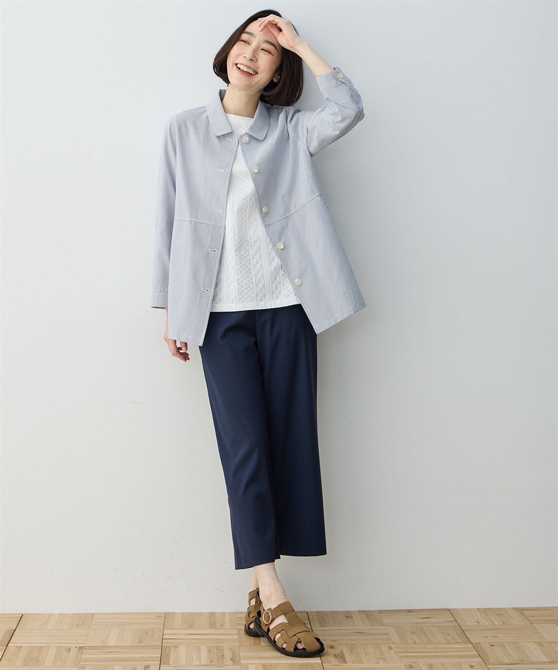 DECOY ジャガードストライプジャケット_sub_15