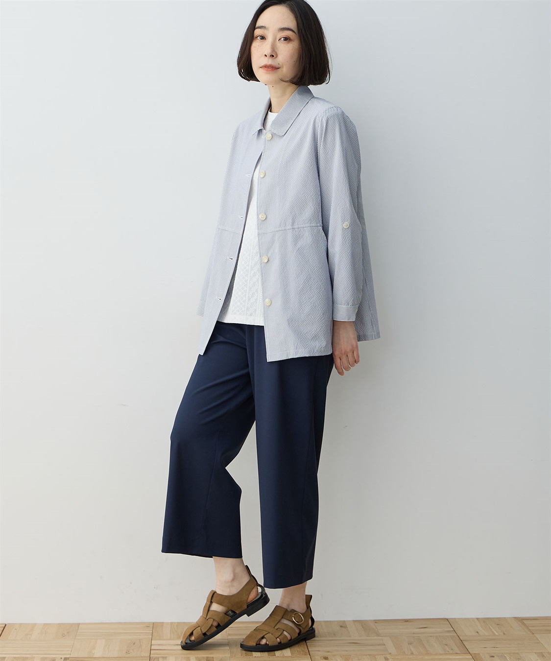 DECOY ジャガードストライプジャケット_sub_16