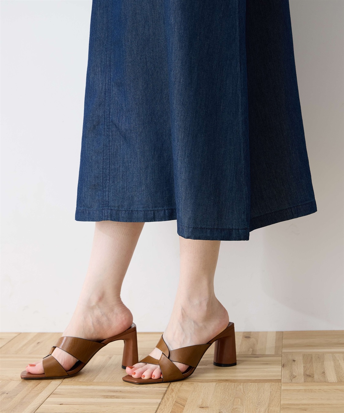 DECOY 【冷感】デニムサスペンダースカート_sub_7