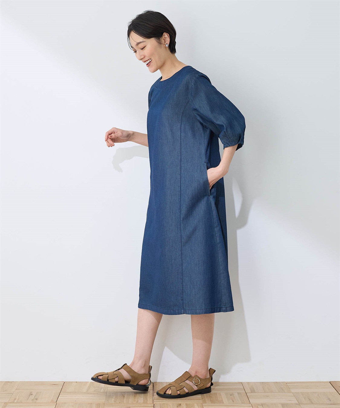 DECOY デニムワンピース_sub_12