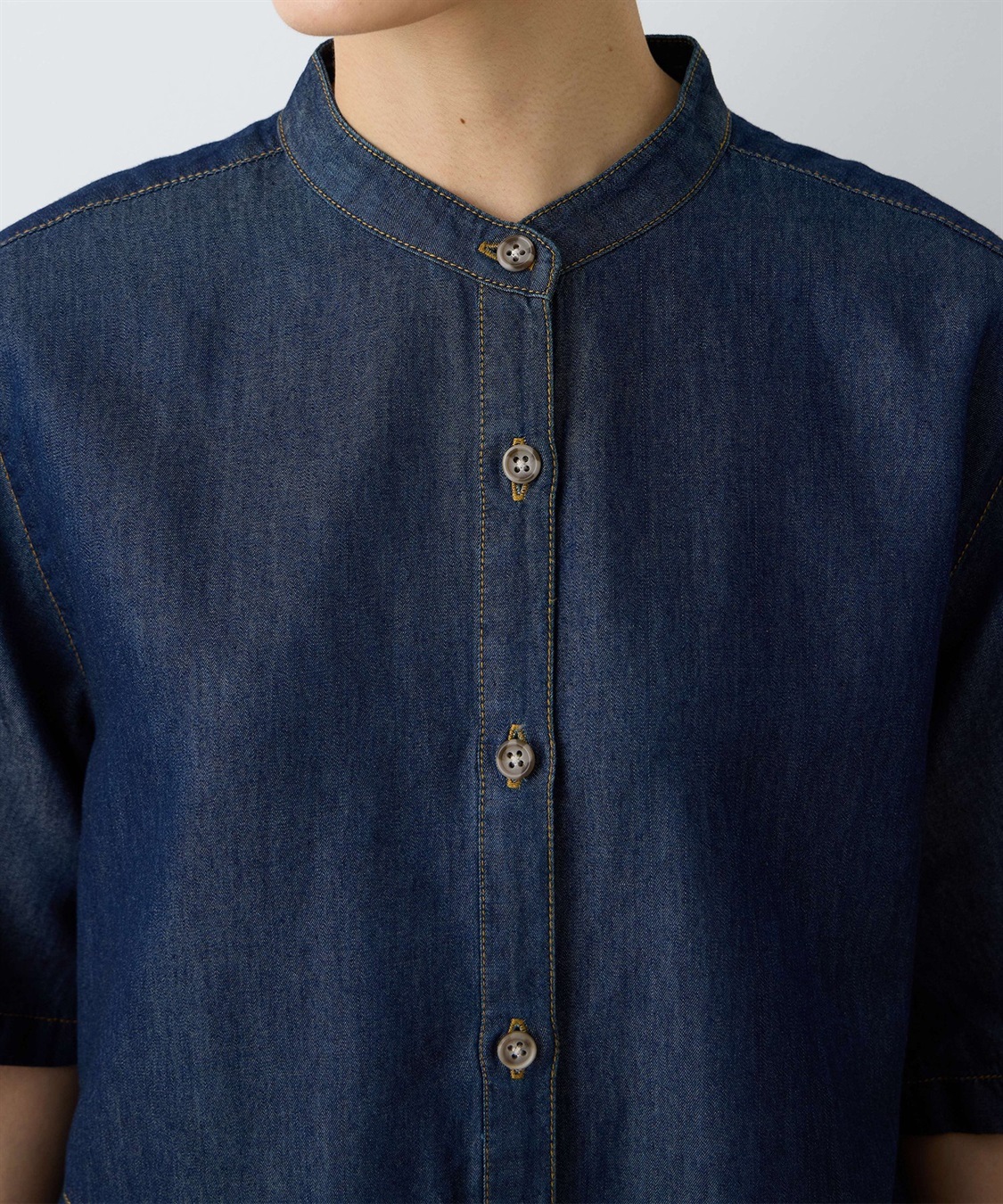 DECOY 【冷感】テンセルデニムワンピース_sub_5