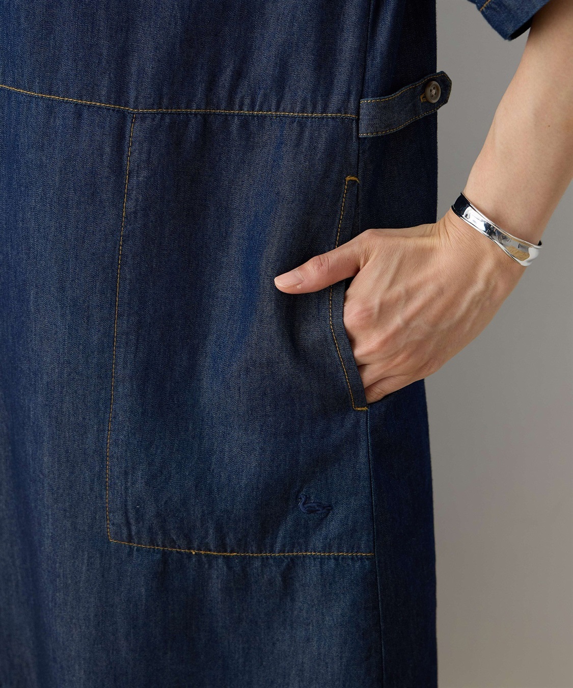 DECOY 【冷感】テンセルデニムワンピース_sub_7