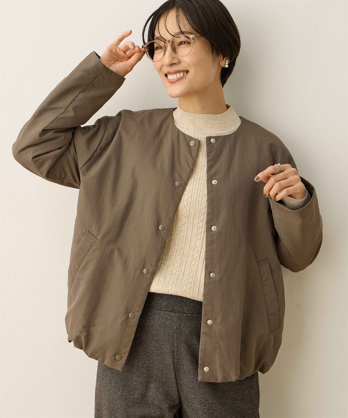 DECOY スーパーウォームショートコート【発熱中綿・はっ水・ハンドウォッシャブル】_sub_5