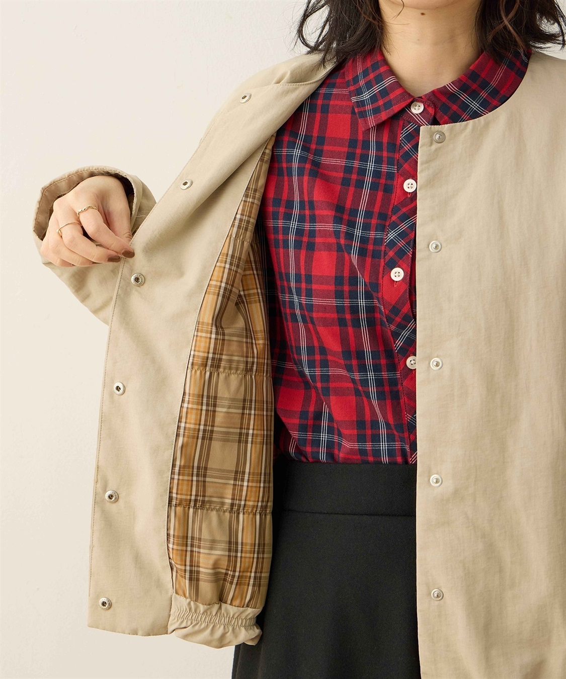 DECOY スーパーウォームショートコート【発熱中綿・はっ水・ハンドウォッシャブル】_sub_17