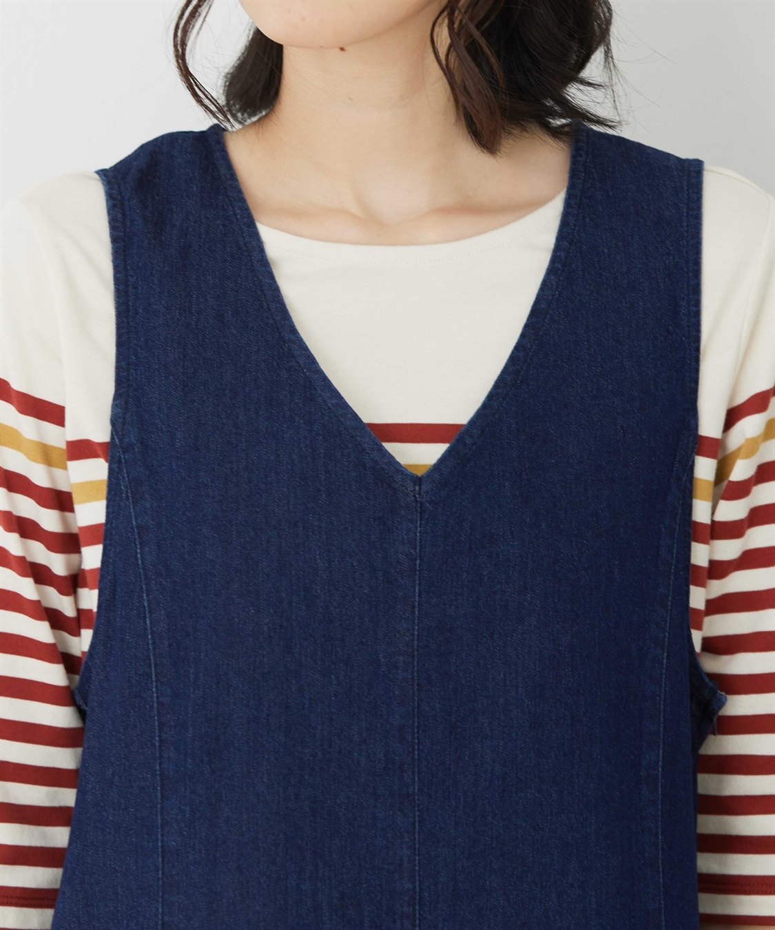 DECOY デニムジャンパースカート_sub_4