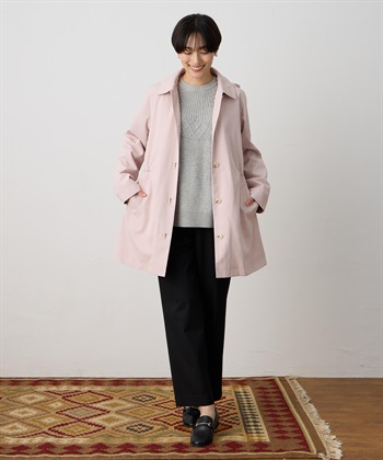 DECOY ライナー付きステンカラーコート【はっ水・ハンドウォッシャブル・花粉が落ちやすい・ライナー取り外し可能】_subthumb_4