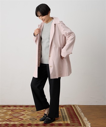 DECOY ライナー付きステンカラーコート【はっ水・ハンドウォッシャブル・花粉が落ちやすい・ライナー取り外し可能】_subthumb_6