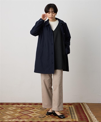 DECOY ライナー付きステンカラーコート【はっ水・ハンドウォッシャブル・花粉が落ちやすい・ライナー取り外し可能】_subthumb_9