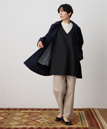 DECOY ライナー付きステンカラーコート【はっ水・ハンドウォッシャブル・花粉が落ちやすい・ライナー取り外し可能】_subthumb_10