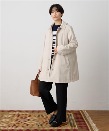 DECOY ライナー付きステンカラーコート【はっ水・ハンドウォッシャブル・花粉が落ちやすい・ライナー取り外し可能】_subthumb_11