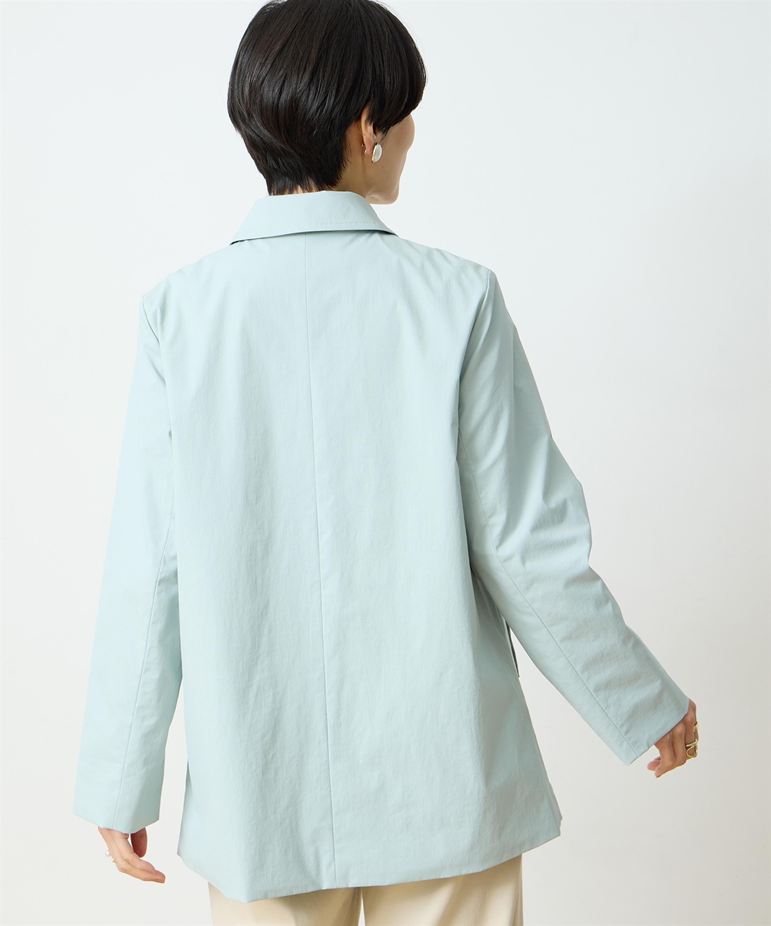 DECOY ストレッチステンカラーコート【はっ水・花粉が落ちやすい】_sub_5