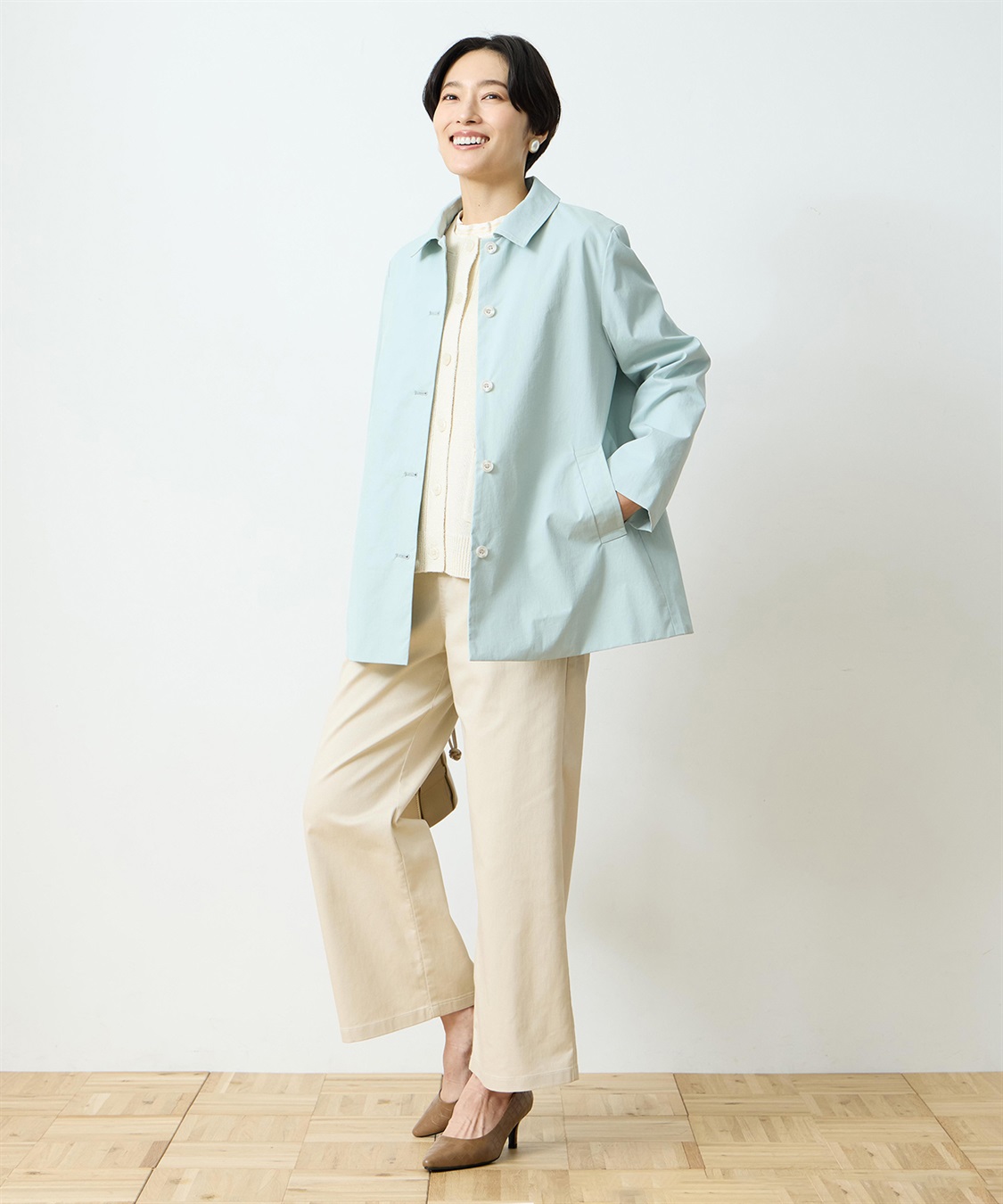 DECOY ストレッチステンカラーコート【はっ水・花粉が落ちやすい】_sub_6