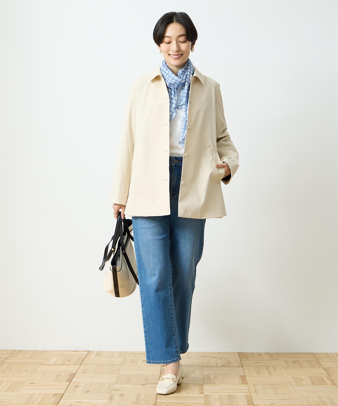 DECOY ストレッチステンカラーコート【はっ水・花粉が落ちやすい】_sub_8