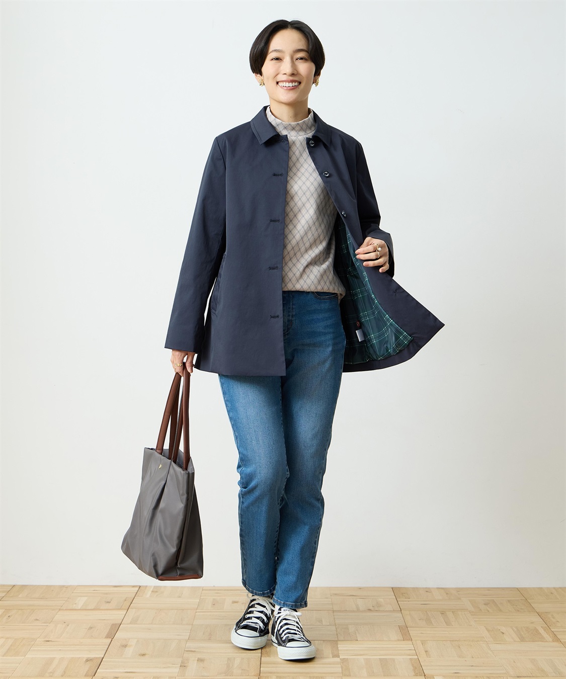 DECOY ストレッチステンカラーコート【はっ水・花粉が落ちやすい】_sub_11