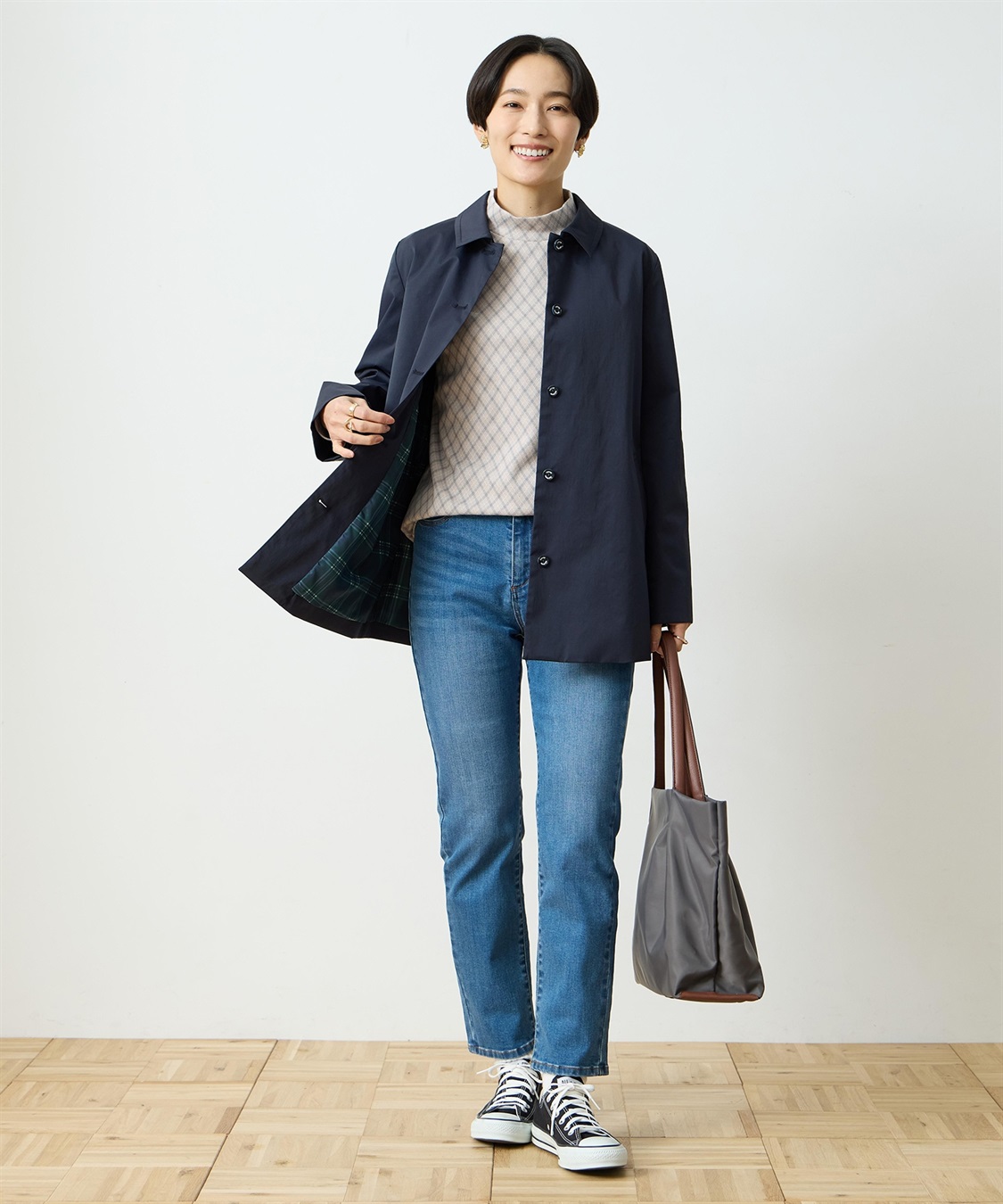 DECOY ストレッチステンカラーコート【はっ水・花粉が落ちやすい】_sub_12